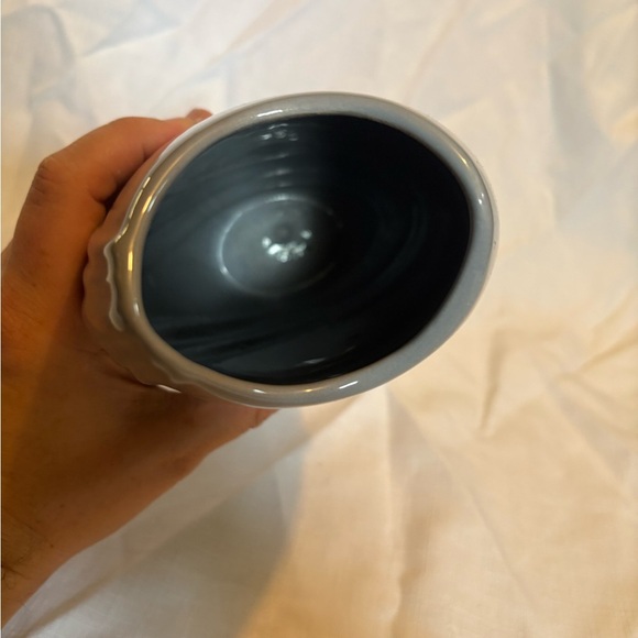 Vintage Art Deco Elegant Gray Ceramic Vase - Picture 5 of 8